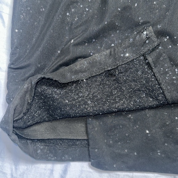 Black Ralph Lauren Evening Dress with Faux Side Slit - Picture 14 of 14